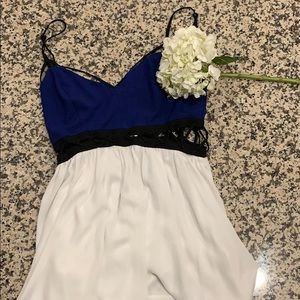 Blue & White mini Dress.